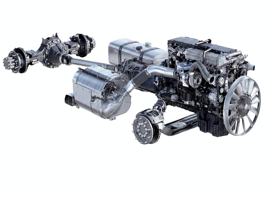 Mercedes-Benz Trucks launches Powerliner, a new diesel driveline cutting fuel use up to 4%