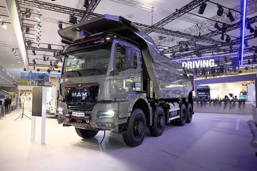 MAN mining tipper